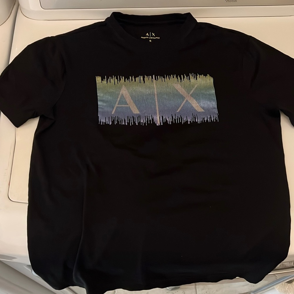 Men’s small Armani exchange short sleeve black T-shirt